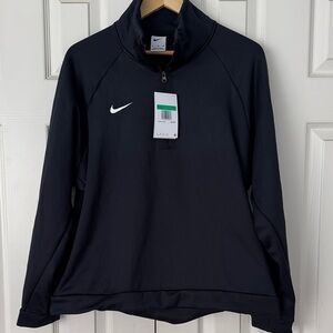 Nike Black Performance Quarter-Zip sweatshirt